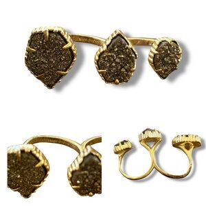 Kendra Scott Gold Naomi Druzy Ring